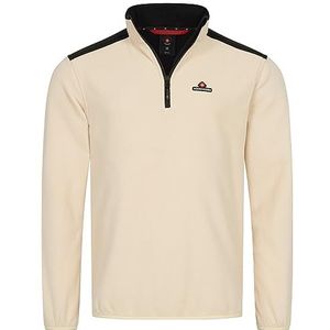 Höhenhorn Skyja Fleecetrui voor heren, herfst, winter, microfleece, sweatshirt met halve ritssluiting, beige, M