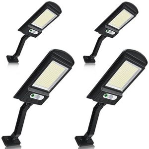 LED-schijnwerpers, Zonne-straatverlichting Met Bewegingssensor Parkeerplaatslicht Op Zonne-energie 168 LED IP65 Buitenzonne-veiligheidslicht For Garden Street Deck voor sportvelden en -banen (Color :