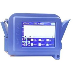 Draagbare inkjetprinter voor elk oppervlak 26 talen 12,7 mm QR Bar Code Logo Label Mini Draagbare Handheld Thermische Inkjet Printer(Red printer no ink)