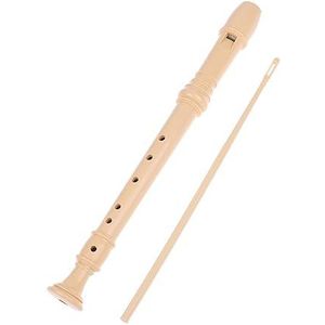 Studenten sopraan blokfluit Professionele Treble Fluit 6/8-Hole Sopraanblokfluit ABS Verstelbare Klarinet Fluit Instrument Voor Kinderen (Color : 6 hole)