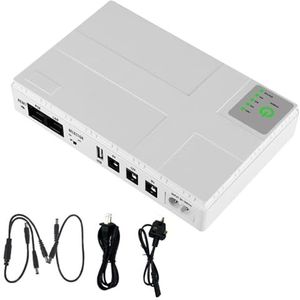 10400 mAh Mini Draagbare UPS 5V, 9V, 12V Uninterruptible Power Supply Multipurpose Mini UPS Batterij Backup for Wifi IP Cam(10400 mAh-UK-1A-01)