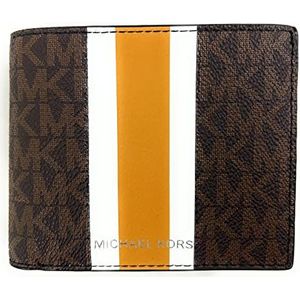 Michael Kors Cooper Billfold voor heren met Passcase Wallet (bruin Multi), Bruin Multi, Tweevoudige portemonnee