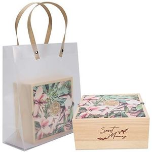 Huwelijksgeschenkdoos, mooie geschenkdoos praktisch voor cadeaubonnen voor snoep voor het bewaren van sieraden(Huayu)