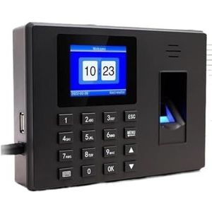 Aanwezigheidsmachine voor medewerkers Biometrische aanwezigheidsmachine for werknemers Elektronische aanwezigheidsmachine Vingerafdruk + wachtwoord USB-flashdrive voor kleine bedrijven en kantoren