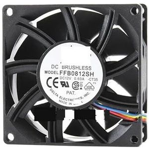 FFB0812SH 8025 8cm chassisventilator 12V 0.6A hoge snelheid gewelddadige ventilator