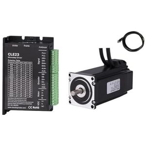 Stappenmotor, Nema 23 2-fase gesloten stappenmotor driver kit met 1,5 m encoderkabel for CNC-router graveerfreesmachine,3D-printers/Robots/DIY CNC