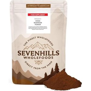 Sevenhills Wholefoods Biologischlogisch Chaga Paddenstoelenpoeder 100g