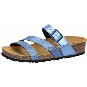Lico Damessandalen, sandalen Natural Glitter, blauw, 36 EU
