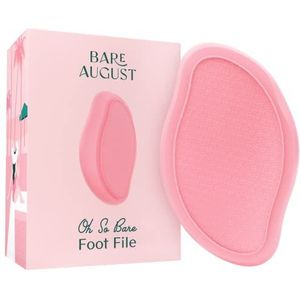 Bare August Glazen voetvijl eeltverwijderaar - hielschraper en in douche voetschrobber dode huidverwijderaar - pedicure voetbuffer voor zachte voeten