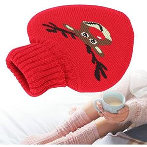 Rubberen warmwaterkruik, verlicht pijn Warmwaterkruik Warm houden Lekvrij voor de winter(elanden)