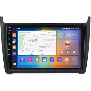 Android 14 Autoradio Stereo voor VW P-OLO(2011-2018)9 Inch Touchcreen Multimedia Speler met Draadloze Carplay Android Auto 2 Din GPS Navigatie FM RDS Bluetooth 5G-WiFi SWC DSP,M100s