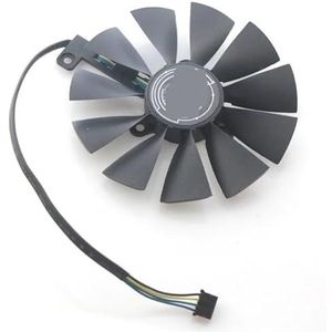 FDC10U12S9-C 12V 0.35A 88mm videokaartventilator voor ASUS voor DUAL RTX2060 6G RTX2070 TRX2080 O8G-EVO grafische koeling(FDC10U12S9-C-1pcs)