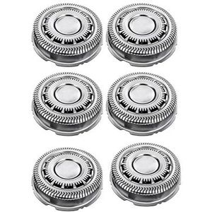 Vervangende koppen compatibel met Philips scheerapparaten serie 9000, SW6700/91, SW9700/83, S9311/27, S9311/84, S9311/87 en S9321/88 (6 stuks SH90)