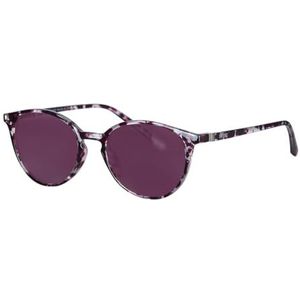 SHINU Zonnebril met dioptrie gekleurde kleur met koperwensen, leesbril, dames, myopiebril, UV-bescherming 400, C3 lila