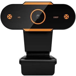 USB-webcam – webcam voor pc met autofocus, HD-webcam met 1080p resolutie en groothoek, HD-webcam in zwart, HD-webcam voor streaming, camera