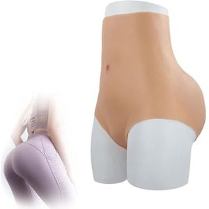 FSYH Siliconen nep billen slipje hoge taille heupversterkers gewatteerde controle shorts vrouwelijke bilvormer ondergoed voor cosplay,Color2,M