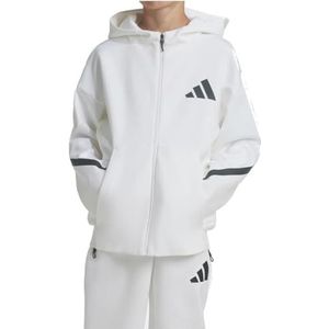 Adidas - Z.n.e Sweatshirt - Zwart - Katoen - Met Rits