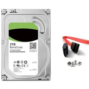 JXCHSWOU 2TB Harde Schijf Harde Schijf HDD Desktop Interne HD 2000 GB Harde Schijf 7200 RPM 256 M Cache 3.5 ""6 Gb/s Cache SATA III voor PC Computer