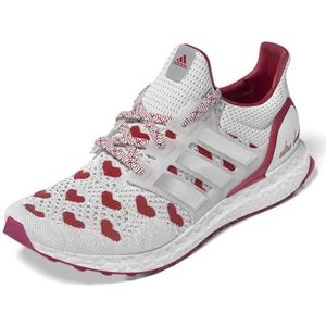 adidas Ultraboost Pb W voor dames, Wit/Zero Metallic/Beter Scarlet, 5.5