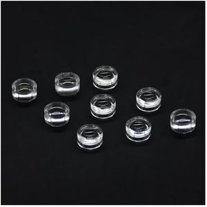 prisma's en caleidoscopen 5 stuks 7 mm diameter scherpstellengte F5.6 materiaal kunststof dikte 3,3 mm geschikt voorgolflengte 300-1100nm module wetenschap klaslokaal optiekits (kleur: 7 mm (PMMA) 5