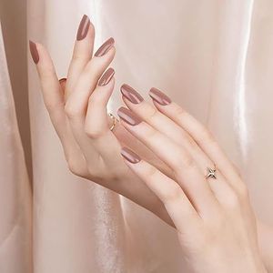 Zaubernägel4Home - UV-wraps, uv-nagelfolies, gel nail wraps, semi cured gel nagels (taupe)