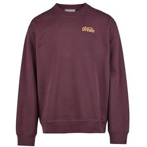 Cleptomanicx Happy Starfish Sweattrui voor heren, Plum Perfect, S