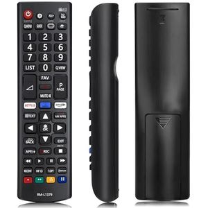 LG universele afstandsbediening RM-L1379 voor TV Smart LCD QLED HDTV 3D 4K compatibel, met Netflix & Amazon Streaming knoppen