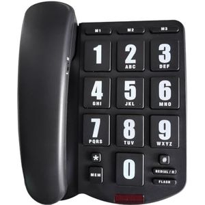 Grote Knoppen Bureau Telefoon Vaste Telefoon voor Oudere Volwassenen met Gehoorverlies