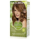 Naturtint |Haarkleuring crème | Ammoniakvrije kleuring | 100% grijsdekking | Haarverf Permanent | Plantaardige ingrediënten | Natuurlijke en langdurige kleur | 6.45 Donker Amberblond | 170ml
