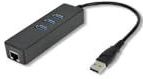 Microcable - 4-poorts USB 3.0 Hub - Zwart - Docking Station
