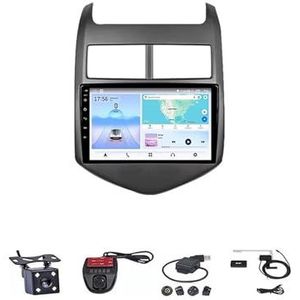 9 Inch Android Auto Radio Multimidia Speler Voor Chevrolet Aveo Sonic 2011-2013 GPS Navigatie WIFI Bluetooth Carplay Android Auto Stereo Radio GPS(4G+WIFI 2G+32G)