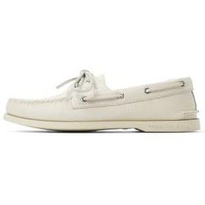 Sperry Dames A/o 2eye Casual Lace Up, Wit, 7.5 UK X-Wide