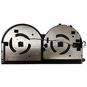 Laptop CPU koelventilator Voor For DELL XPS 15 9575 Zwart