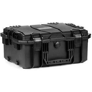 Zelsius Transportkoffer met schuimvulling, 18 liter, camerakoffer, outdoorbox, kunststof koffer, hardshell gereedschapskist, gereedschapstrolley, aktetas, fotokoffer, gereedschapskist