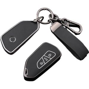 Autosleutel beschermhoes Voor Golf 8 ID.3 ID.4 MK4 MK8 2022 2021 GTI R TPU Leren Auto Afstandsbediening Sleutelhoesje Fob Cover Houder Shell Accessoires Sleutel Shell(10)