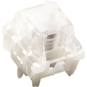 FANNIXI Magnetische Witte Schakelaar Lineair voor Magnetische Mechanische Toetsenbord 102Gs 905Gs Pre Lubed ALLEEN VOOR lekker Switch Wooting (GMagneticWhiteS x110)