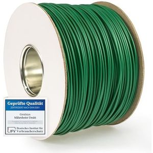 Genisys Kabel compatibel met LUX-Tools robotmaaier A-RMR-300-24 begrenzingsdraad - hoogwaardig vertind aluminium - op de kabelrol - Ø 2,7 mm, lengte: 5 m