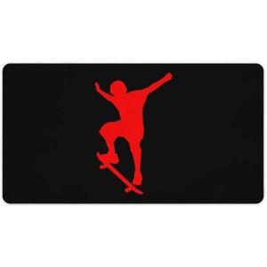 Straat Skateboard Jongen Mode Bureau Muismat Antislip Gaming Muismat Accessoires Decor 40X75cm