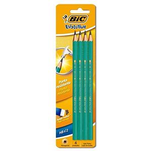 BIC potlood ECOlutions EVOLUTION 650 HB, groen 4 Stuk groen