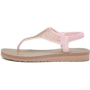 Skechers Vrouwen Meditatie - Nieuwe Maan Flip-Flop, Blush Mitobuck Strass, 40 EU