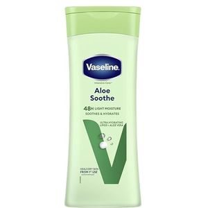 Vaseline Intensive Care Aloe Soothe Bodylotion, voor 48 uur hydratatie en verzachting van de droge huid - 400 ml