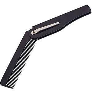 DieffematicSZ kam Folding Comb Small And Portable Plastic Comb (Color : 1pce-black)