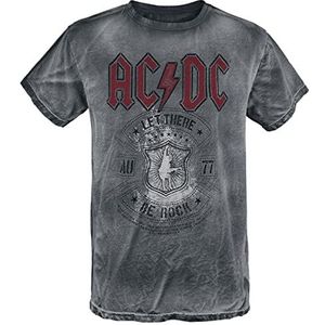 AC/DC Let There Be Rock T-shirt grijs L 100% katoen Band merch, Bands