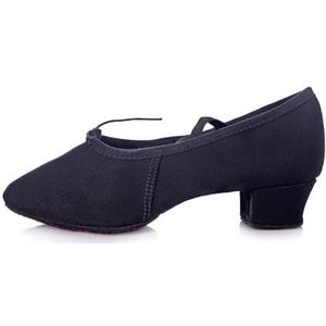 Balletpantoffels voor dames, dansschoenen voor meisjes, balletschoenen, jazzschoenen, zachte zool, lage hakken, kinderschoenen, dansschoenen, roze, zwart, rood, kinderen, latijnse sneakers,