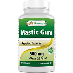Best Naturals Mastic Gum 500 mg 60 Capsules