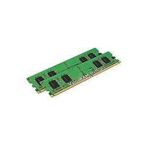Kingston ValueRAM KVR400D2E3K2/2G PC2-3200 werkgeheugen 2GB (ECC-ondersteuning, 400 MHz, CL3, 240-pins, 2 x 1GB) DDR2-SDRAM Kit