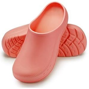ESTRO Tuinklompen Dames Klompen Heren - Sanitaire Klompen Dames Tuinklompen voor Heren Unisex Tuinschoenen Gom Schoenen Zomer Heren CC01 (36, Perzik)