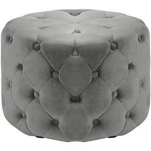 JAVYPPT Ottomans Krukken Diepgeknoopt Ronde Ottomaanse Kruk Zitting Multifunctionele Voetbank Stoel Bed End Kruk Borst Melken Kruk Voeten (Roze, 60 * 60 * 38 cm)