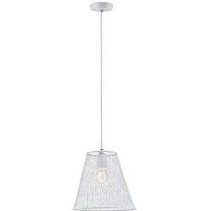 Paulmann 70893 hanglamp Calma max. 20 Watt hanglamp IP44 spatwaterdicht wit plafondlamp metaal E27