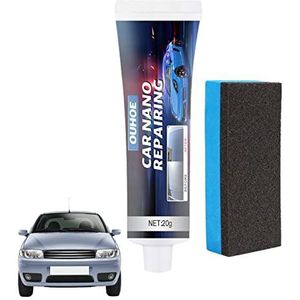 Vloeibare autowas - Car Polish Car Scratch Remover Polish Wax,Car Polish Quick Coat Super Gloss voor Rubber Glas Metaal, Exterieur Car Wax met Spons Youding